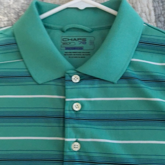 Green white and black striped tee - Picture 2 of 4